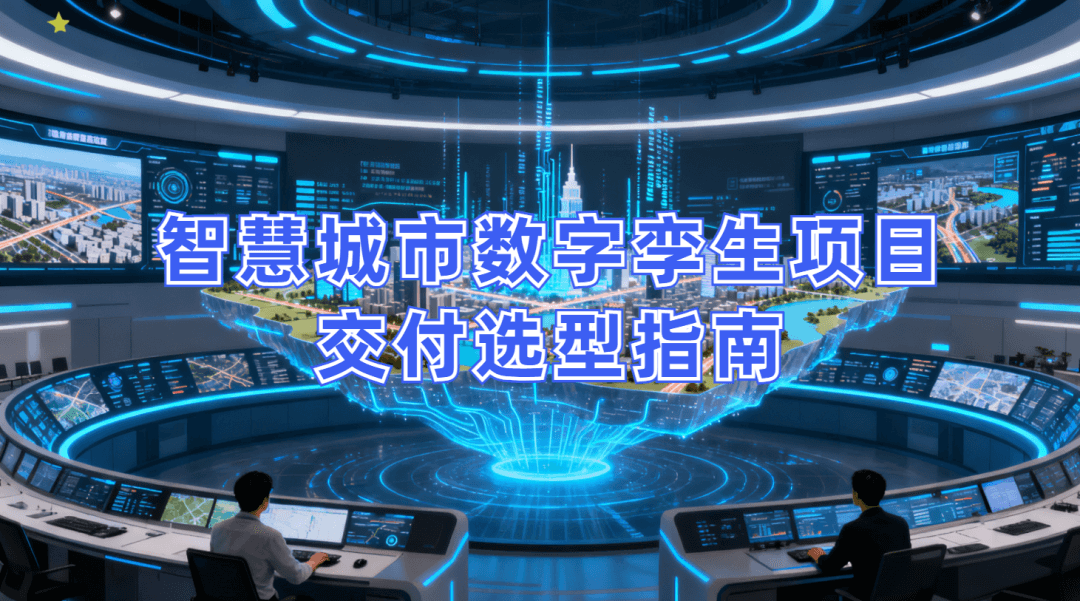 智慧城市数字孪生项目交付选型：选对平台 + 找对交付，双维协同破局落地难题