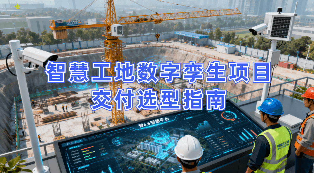 智慧工地数字孪生选型落地密码：平台选准 + 交付双优，解锁智能建造实效
