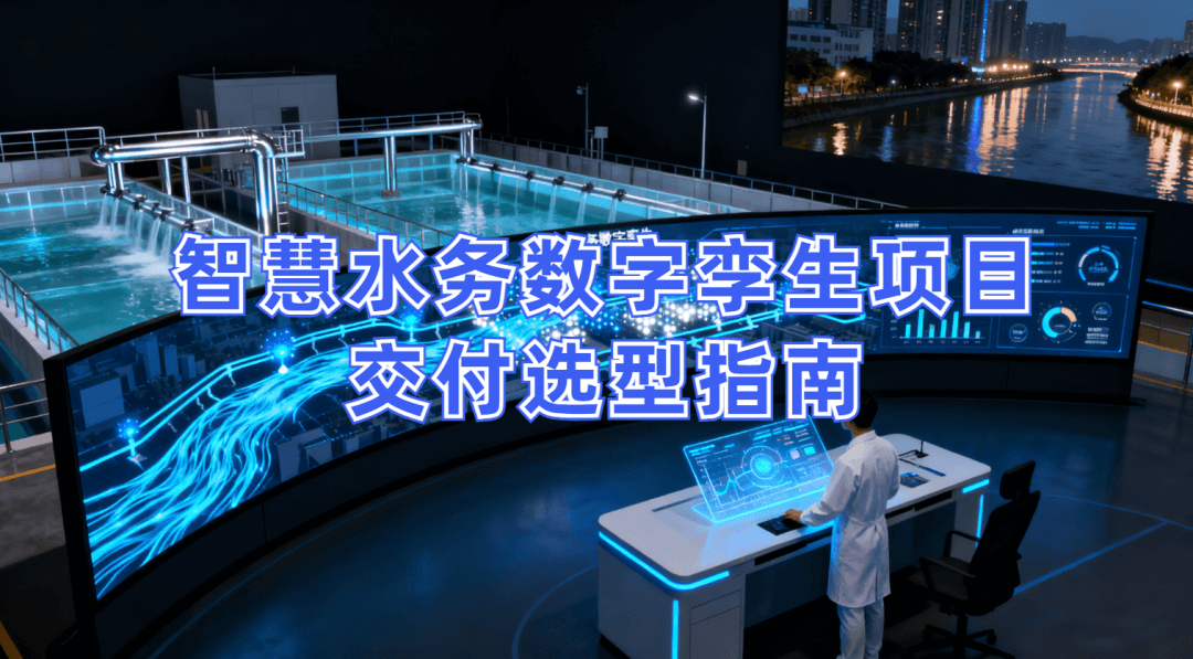 智慧水务数字孪生选型破局：平台精准适配 + 交付五优保障，筑牢水务智能运营基石