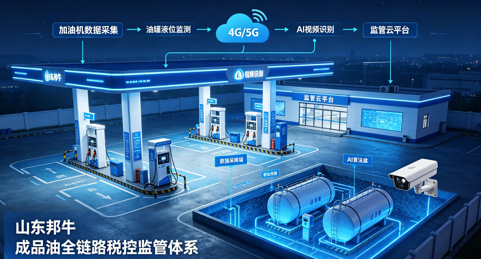 以数治税 智管油站|山东邦牛税控软硬件一体化方案,筑牢成品油全链条监管防线